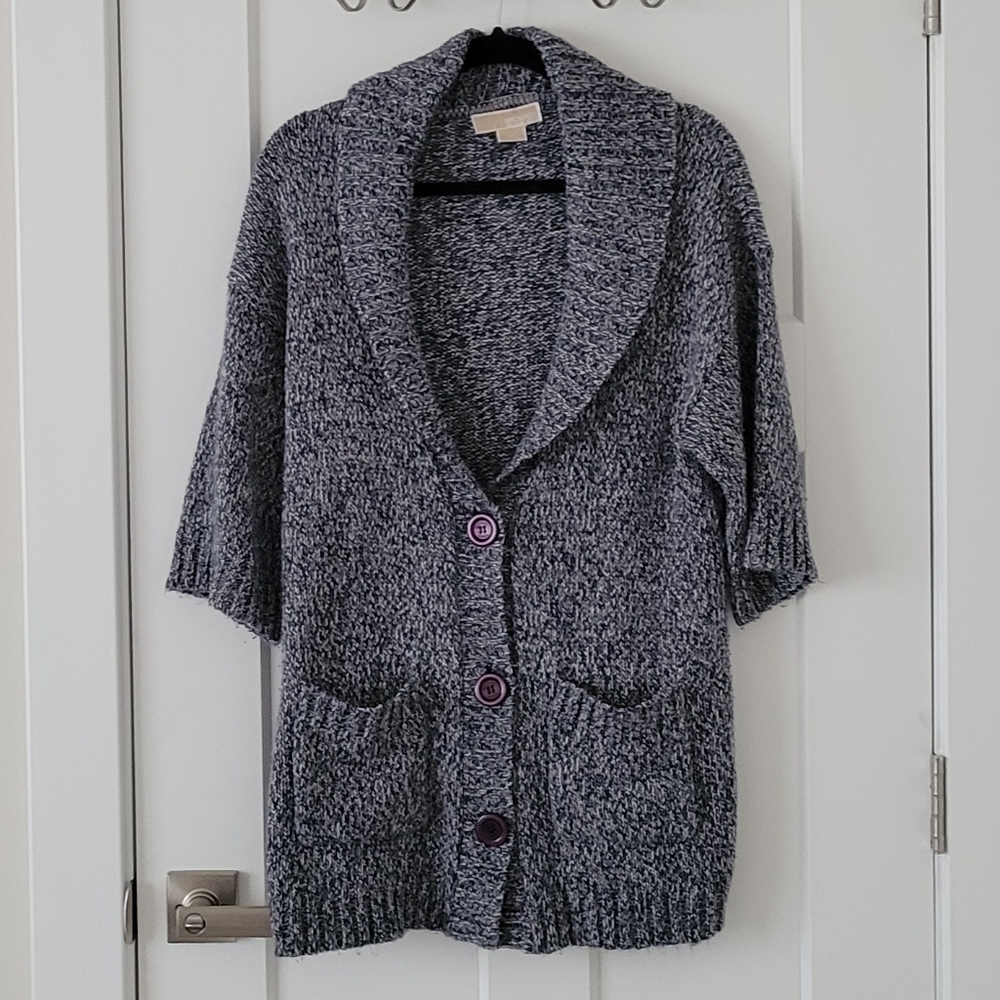 Michael Kors Short Sleeve Cardigan